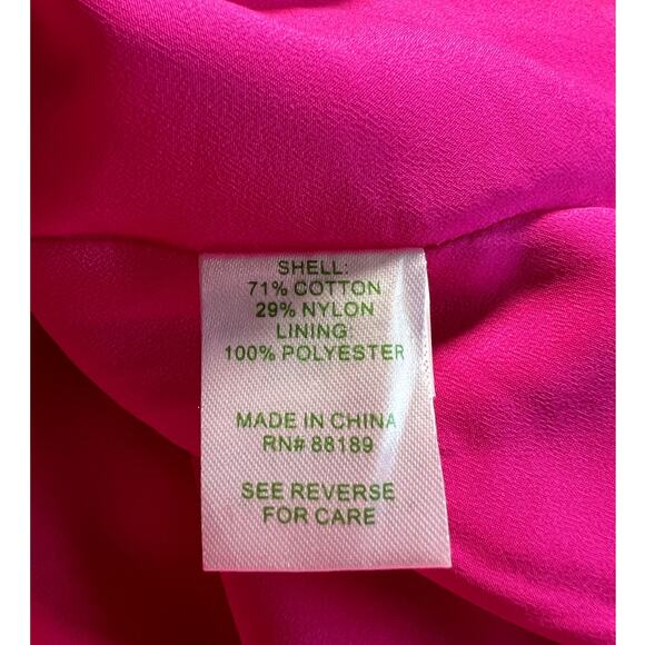 Lilly Pulitzer Lace Open Back Cocktail Dress Sz 4 Barbie Pink Preppy Party Girly - Picture 8 of 10